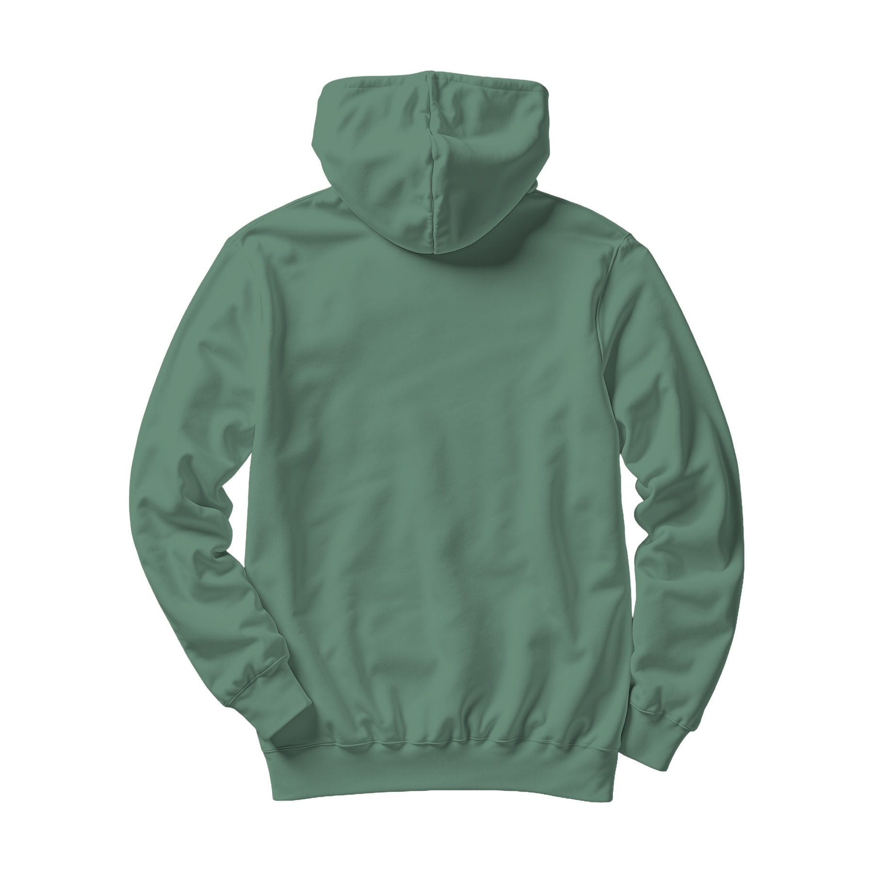 Antique Jade Dome Relaxed Fit Back View Unisex Hoodie Mockup | High-Res JPG Template | Instant Digital Download | POD Etsy Shopify | MockupBulk
