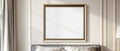 Blank Template #039 Black & Gold Frame Mockup | Blank Frame Template | High-Res JPG Instant Download | Commercial Use | bulkmockup | MockupBulk