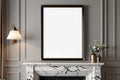 Black & Gold Frame Mockup | Blank Template #040 | Blank Frame Template for Etsy | bulkmockup JPG Download | Commercial Use | MockupBulk