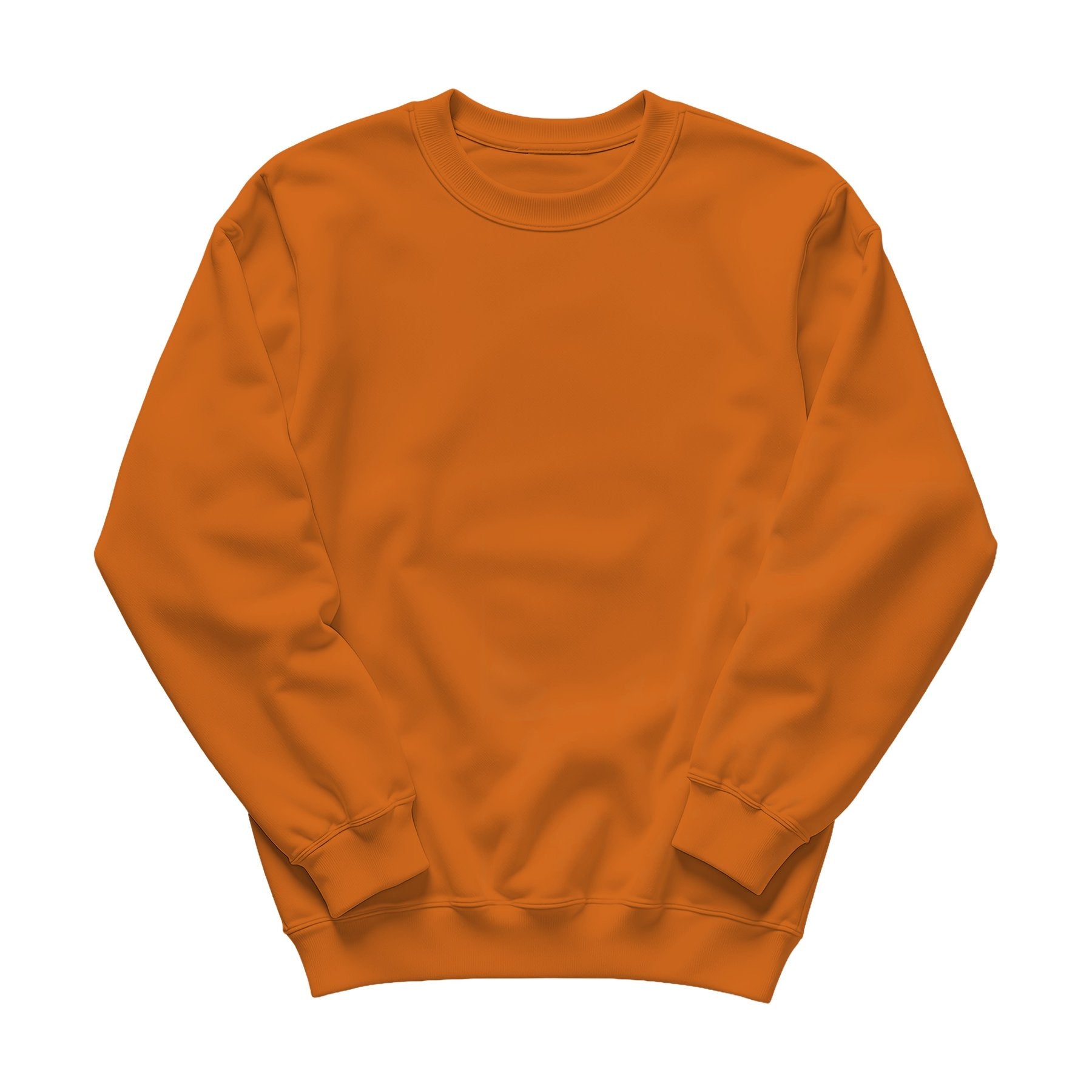 Antique Orange Regular Fit Unisex Sweatshirt Mockup | High-Res Mockup Template | JPG Digital Download | Commercial Licence | MockupBulk