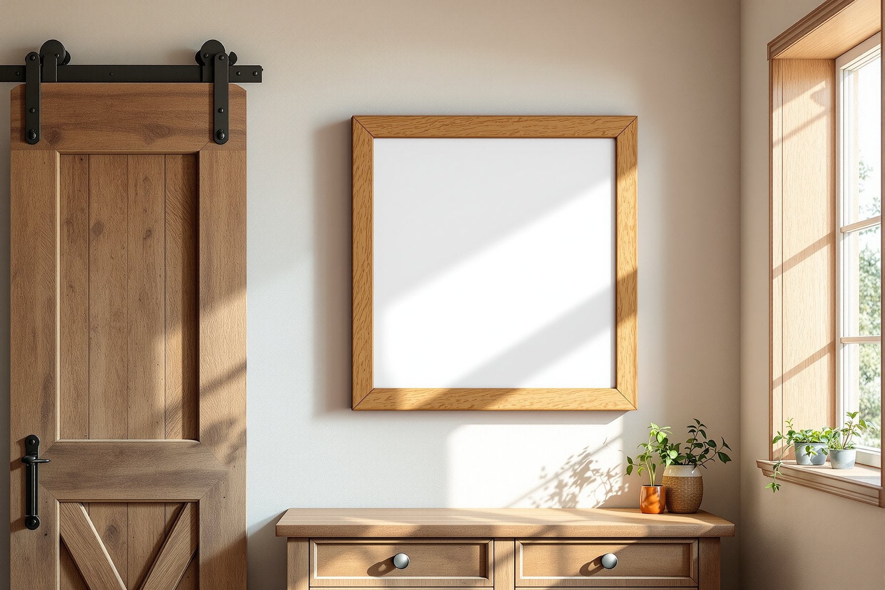 Rustic Frame Mockup | Blank Template #002 — Empty Frame Template | bulkmockup High-Res JPG | Commercial Use Included | MockupBulk