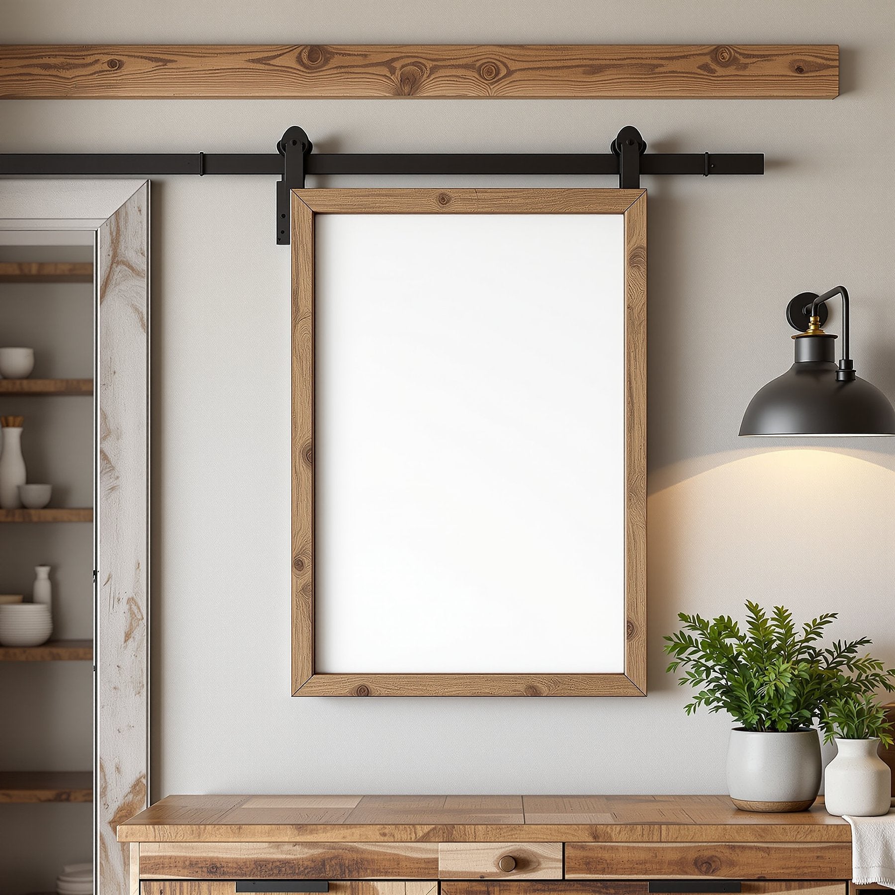 Rustic Frame Mockup — Blank Template #006 — Blank Frame Template | High-Res JPG Instant Download | Commercial Use | bulkmockup | MockupBulk