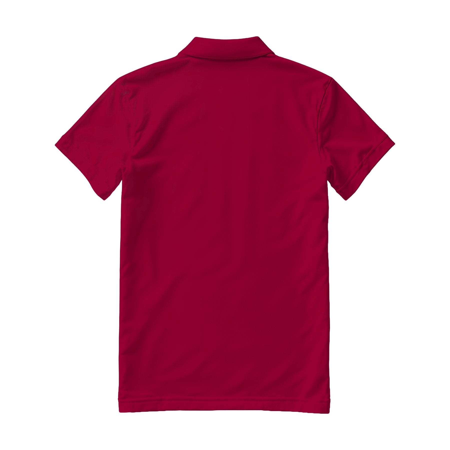Mens Polo Shirt Mockup — Antique Cherry Red Regular Fit Back View — High-Res Mockup Template | JPG Digital Download | Commercial Licence | MockupBulk