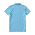 Baby Blue Regular Fit Back View Mens Polo Shirt Mockup | Digital JPG Mockup | Commercial Licence | For Etsy Printful Printify | MockupBulk
