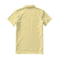 Mens Polo Shirt Mockup — Banana Cream Regular Fit Back View — High Resolution JPG | POD Mockup Template | Commercial Use Download | MockupBulk