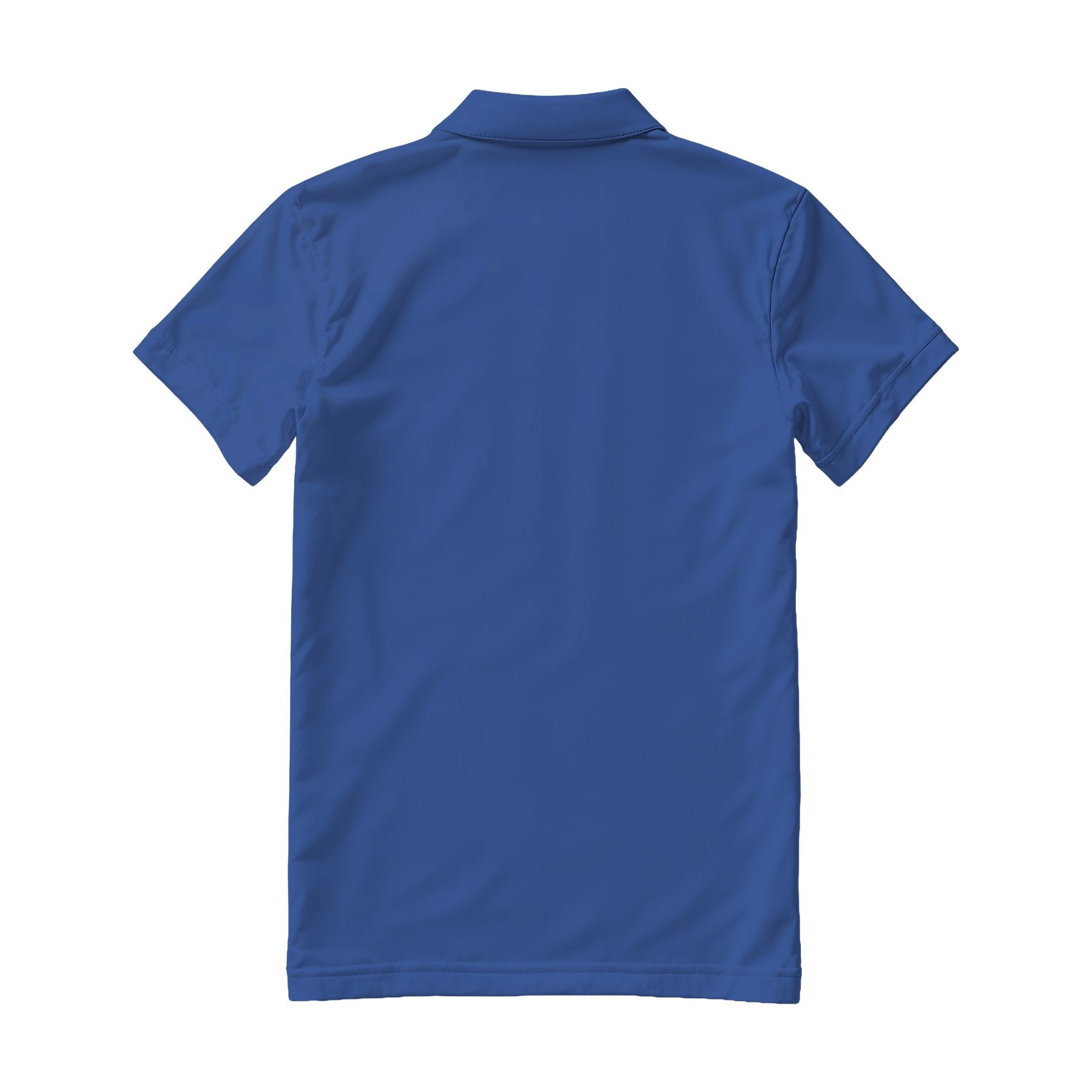 Blue Storm Regular Fit Back View Mens Polo Shirt Mockup | POD Print Mockup | Instant JPG Download | Commercial Licence Included | MockupBulk
