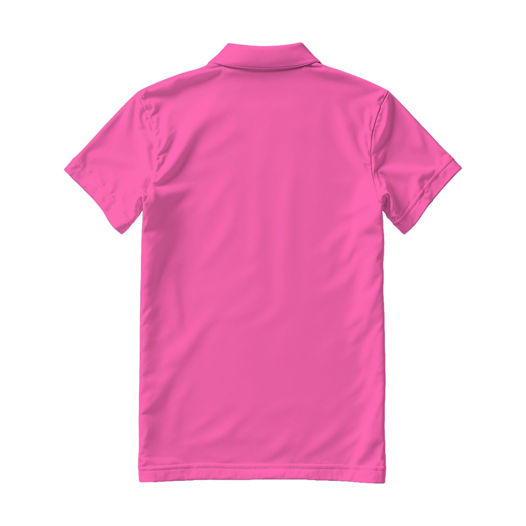 Mens Polo Shirt Mockup, Bubblegum Regular Fit Back View | Print on Demand Mockup | High-Res JPG Download | Commercial Use Included | MockupBulk