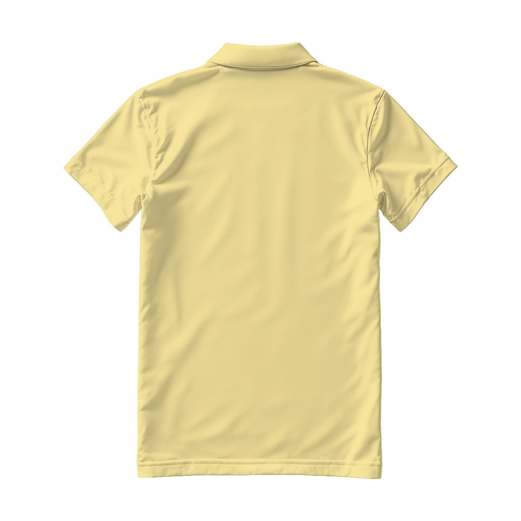 Butter Regular Fit Back View Mens Polo Shirt Mockup | Product Mockup JPG | Instant Download | Commercial Use for POD Sellers | MockupBulk