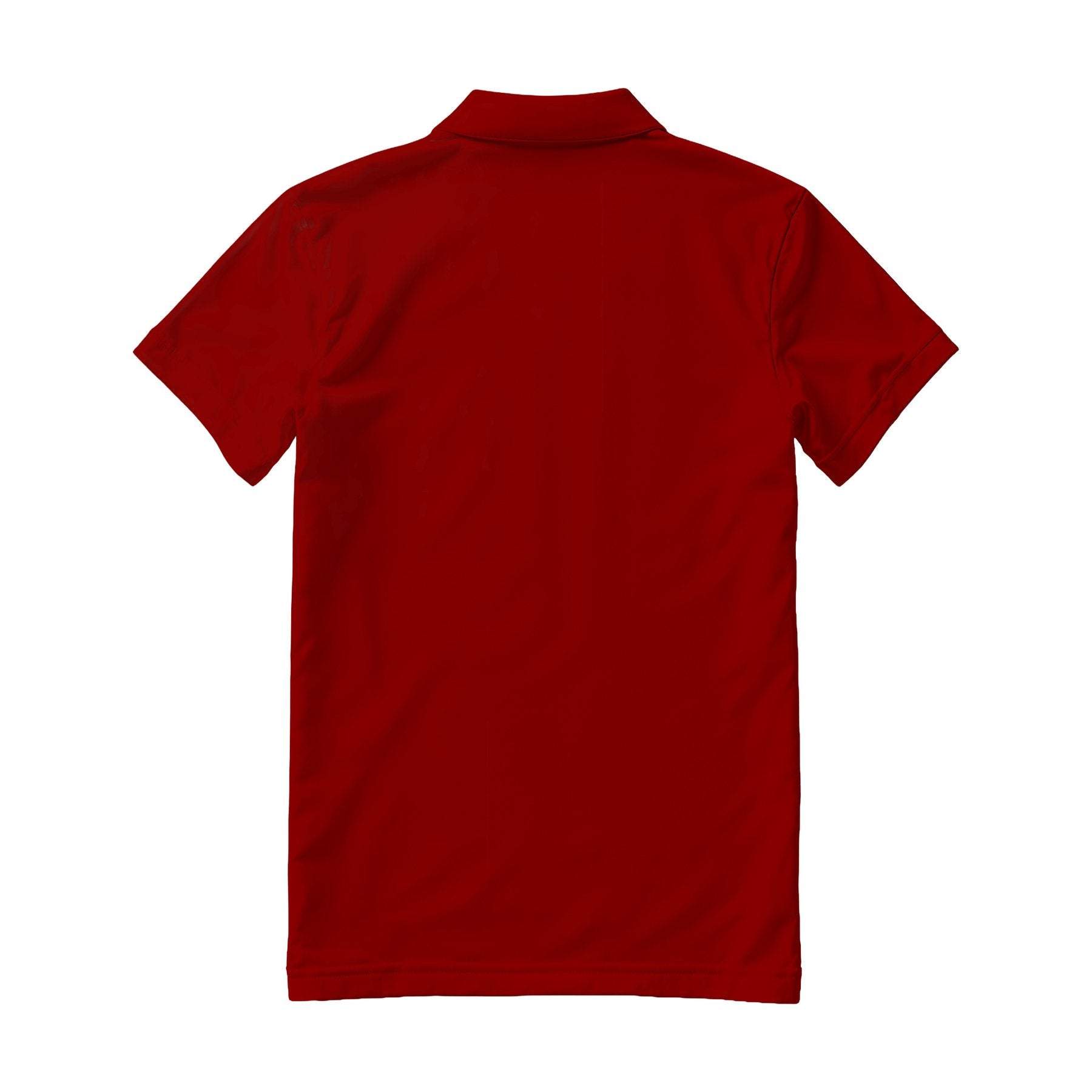 Mens Polo Shirt Mockup — Cardinal Regular Fit Back View — POD Print Mockup | Instant JPG Download | Commercial Licence Included | MockupBulk