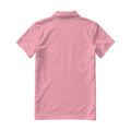 Charity Pink Regular Fit Back View Mens Polo Shirt Mockup | POD Print Mockup | Instant JPG Download | Commercial Licence Included | MockupBulk