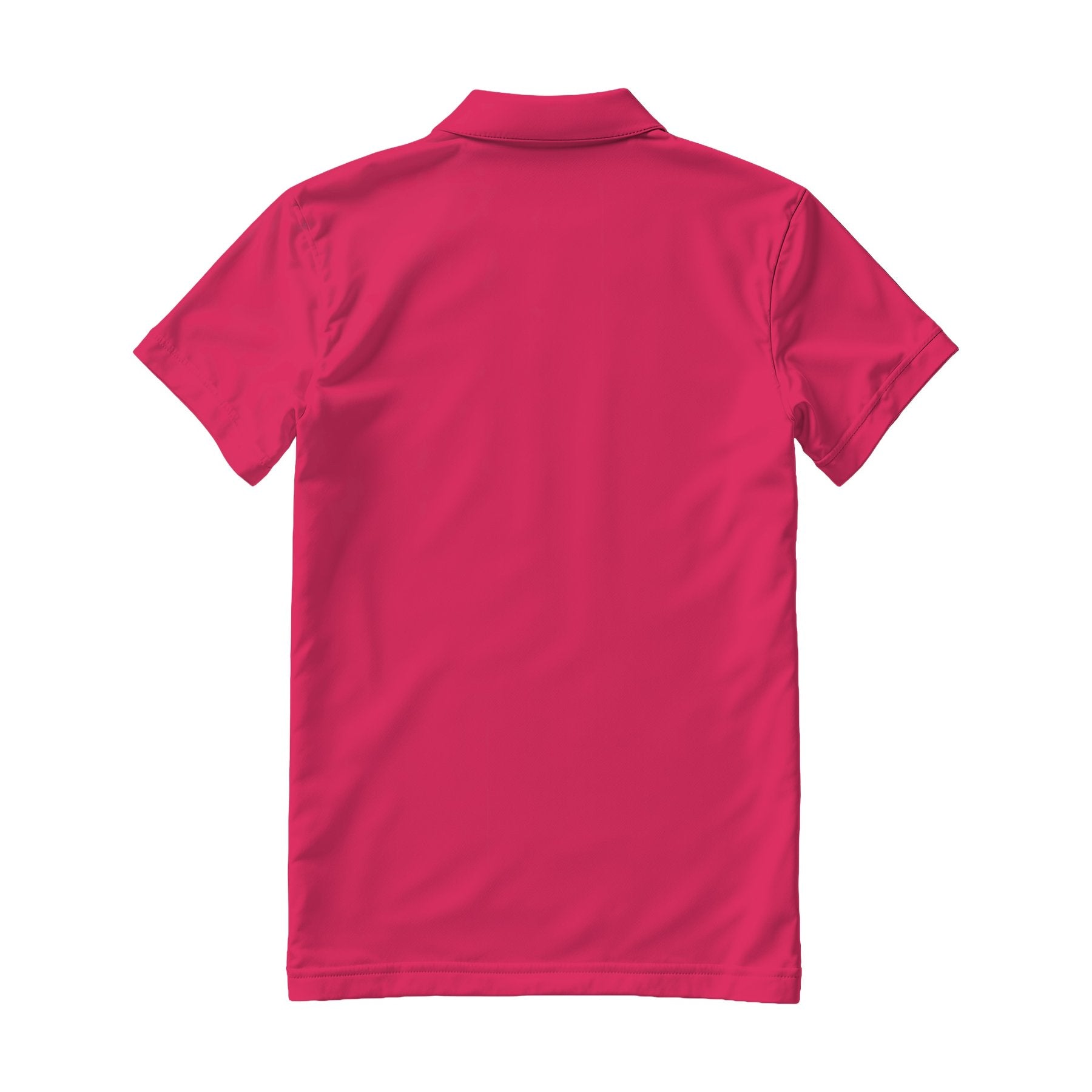 Mens Polo Shirt Mockup | Cherry Red Regular Fit Back View | Etsy POD Mockup Template | Instant Download JPG | Commercial Use | MockupBulk