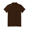 Mens Polo Shirt Mockup, Dark Chocolate Regular Fit Back View | Product Mockup JPG | Instant Download | Commercial Use for POD Sellers | MockupBulk