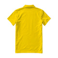 Gold Regular Fit Back View Mens Polo Shirt Mockup | High Resolution JPG | POD Mockup Template | Commercial Use Download | MockupBulk