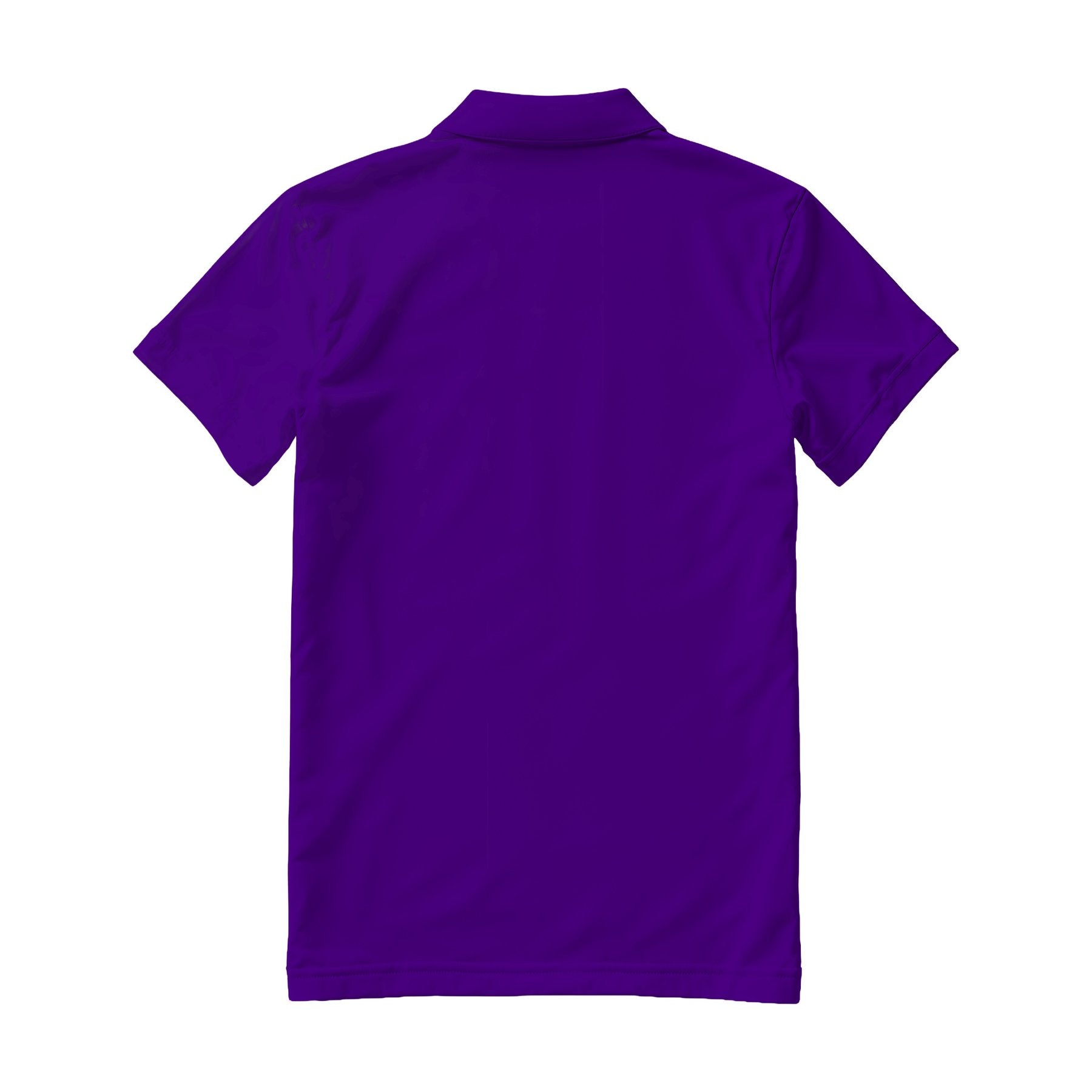 Mens Polo Shirt Mockup — Indigo Regular Fit Back View — Instant Download JPG Mockup | POD Etsy Redbubble Printful | Commercial Use | MockupBulk