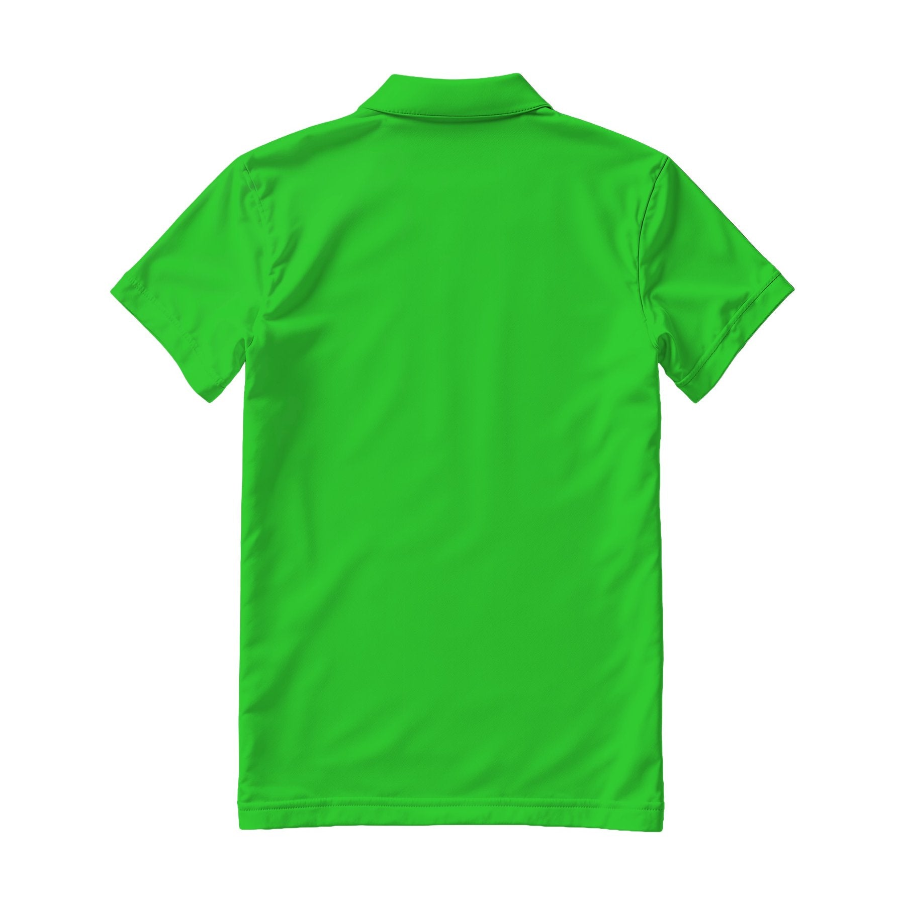 Mens Polo Shirt Mockup | Lime Regular Fit Back View — Etsy POD Mockup Template | Instant Download JPG | Commercial Use | MockupBulk