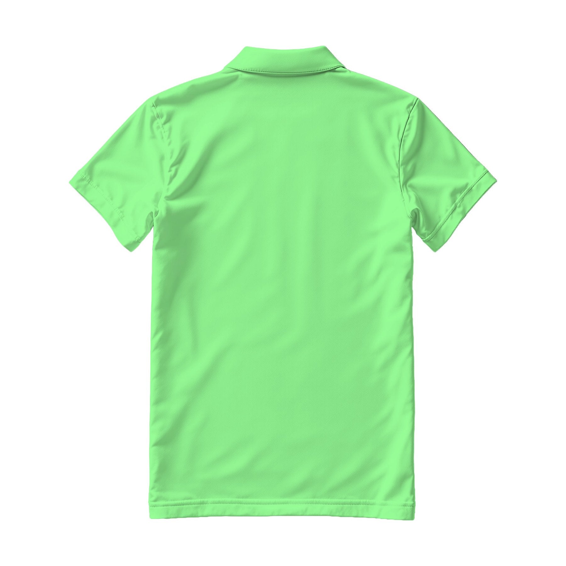 Mens Polo Shirt Mockup — Mint Regular Fit Back View — POD Print Mockup | Instant JPG Download | Commercial Licence Included | MockupBulk