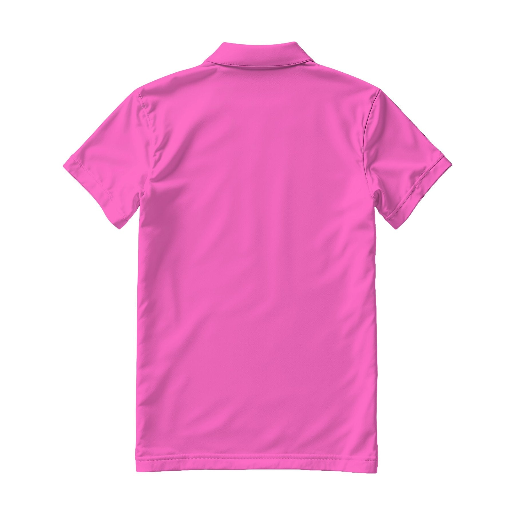 Neon Pink Regular Fit Back View Mens Polo Shirt Mockup | Shopify Etsy Mockup Template | High-Res JPG | Commercial Use Download | MockupBulk