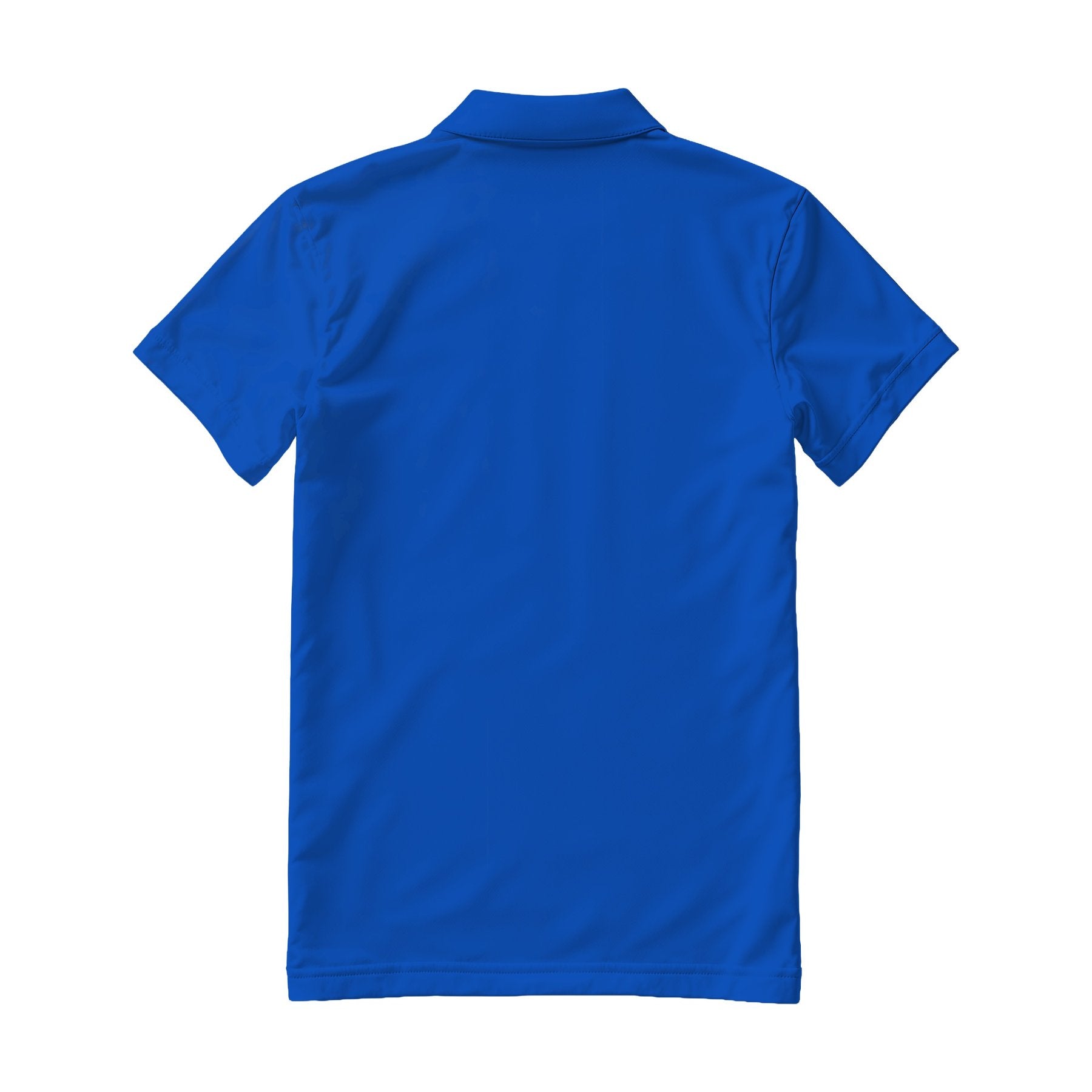 Mens Polo Shirt Mockup | Sapphire Regular Fit Back View | Instant Download JPG Mockup | POD Etsy Redbubble Printful | Commercial Use | MockupBulk