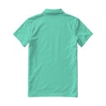Mens Polo Shirt Mockup, Seafoam Regular Fit Back View | Shopify Etsy Mockup Template | High-Res JPG | Commercial Use Download | MockupBulk