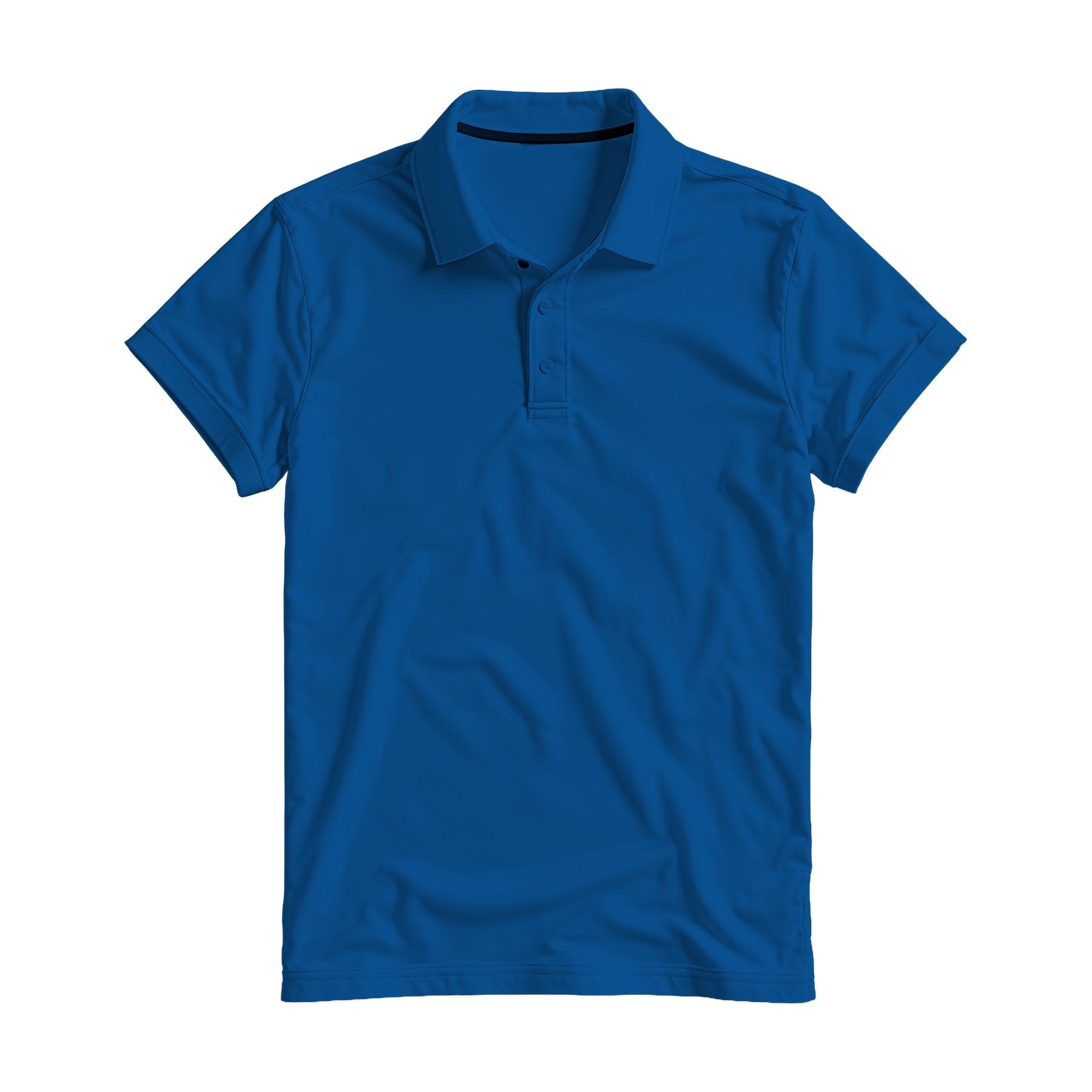 Mens Polo Shirt Mockup — Antique Sapphire Relaxed Fit — High-Res JPG Template | Instant Digital Download | POD Etsy Shopify | MockupBulk