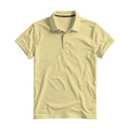 Mens Polo Shirt Mockup, Banana Cream Relaxed Fit | High Resolution JPG | POD Mockup Template | Commercial Use Download | MockupBulk