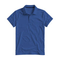 Mens Polo Shirt Mockup, Blue Storm Relaxed Fit | Print on Demand Mockup | High-Res JPG Download | Commercial Use Included | MockupBulk