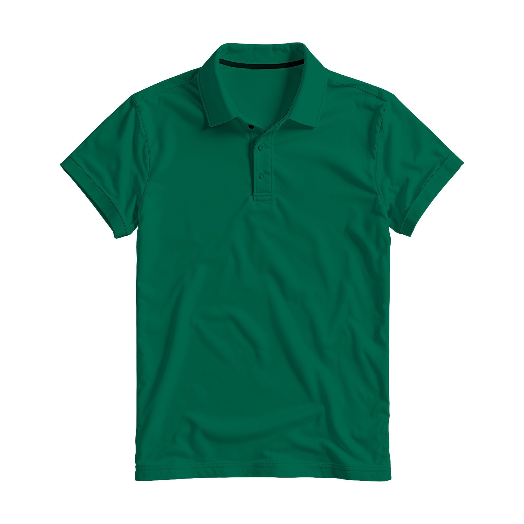 Bottle Green Relaxed Fit Mens Polo Shirt Mockup | Print on Demand Mockup | High-Res JPG Download | Commercial Use Included | MockupBulk