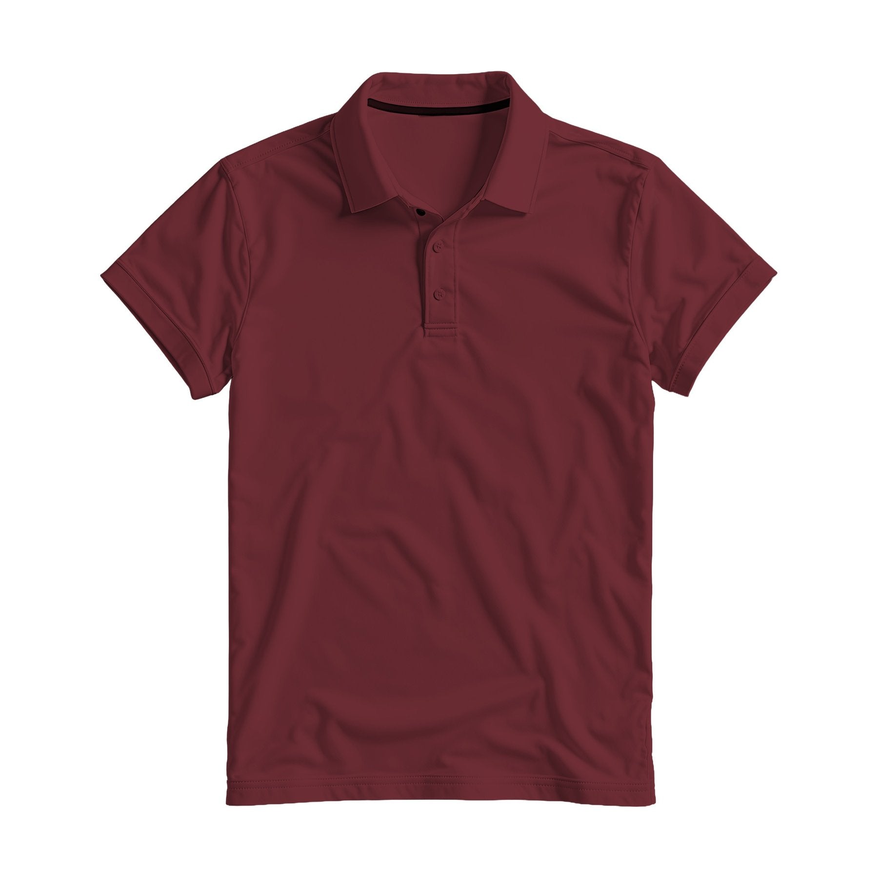 Mens Polo Shirt Mockup | Burgundy Relaxed Fit | Etsy POD Mockup Template | Instant Download JPG | Commercial Use | MockupBulk