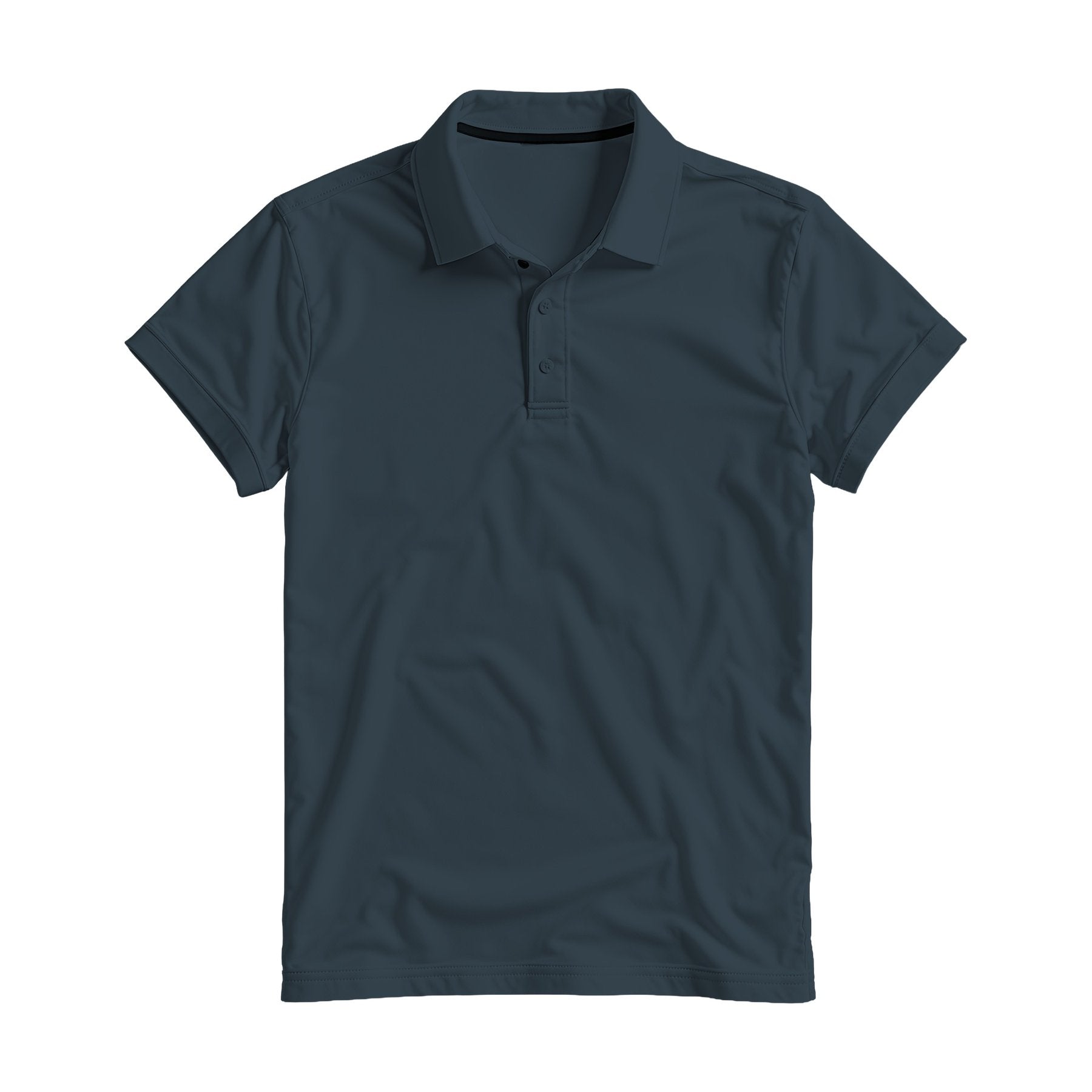 Mens Polo Shirt Mockup — Charcoal Relaxed Fit — Shopify Etsy Mockup Template | High-Res JPG | Commercial Use Download | MockupBulk