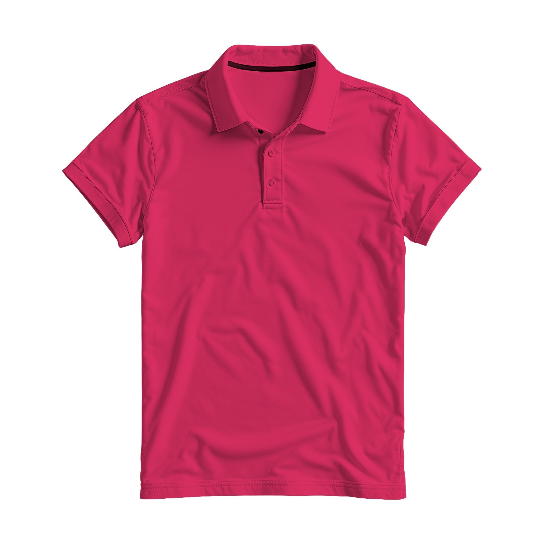 Mens Polo Shirt Mockup | Cherry Red Relaxed Fit | Shopify Etsy Mockup Template | High-Res JPG | Commercial Use Download | MockupBulk