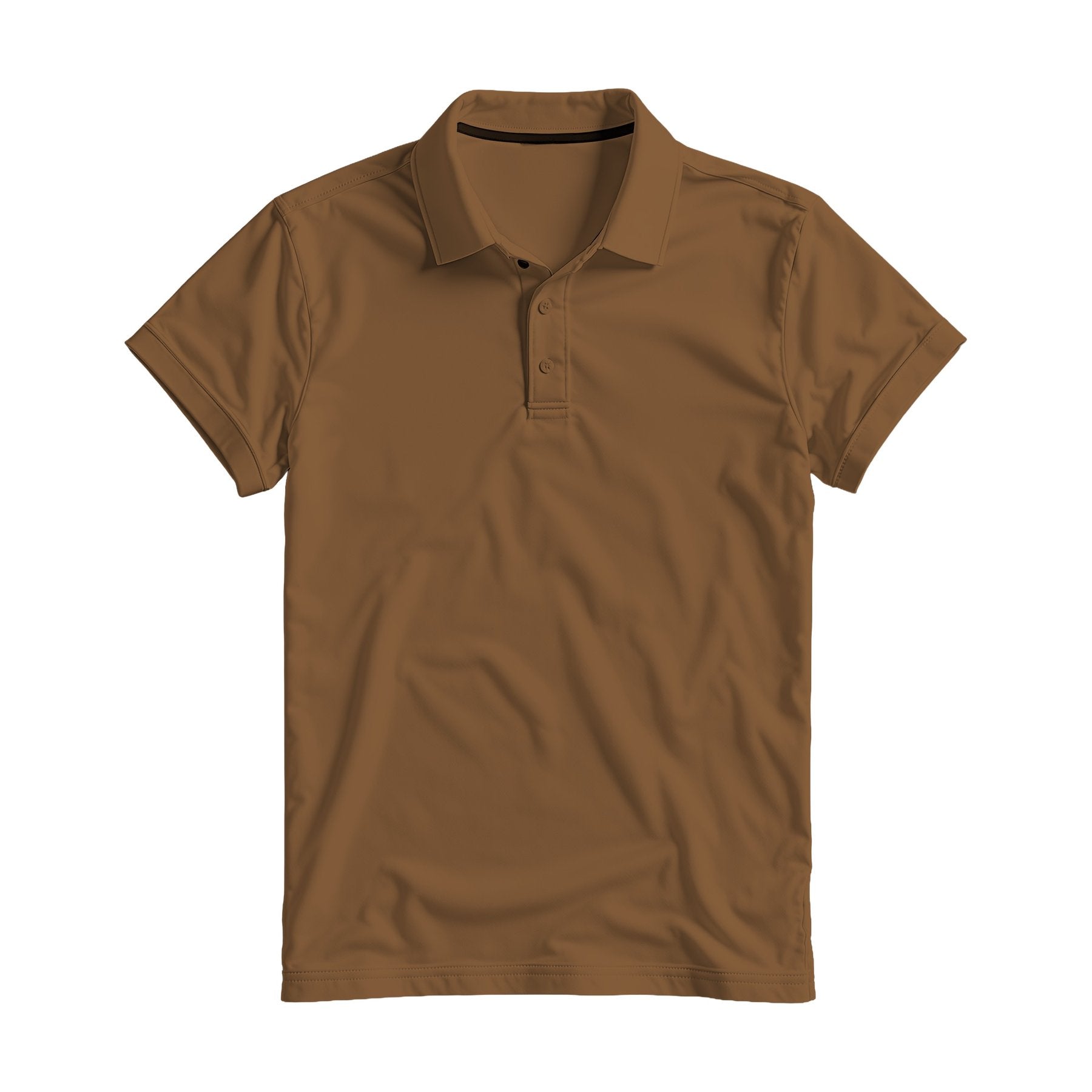 Mens Polo Shirt Mockup | Cocoa Relaxed Fit — JPG Digital Download | Etsy Shopify Mockup | Commercial Licence Included | MockupBulk