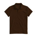 Dark Chocolate Relaxed Fit Mens Polo Shirt Mockup | Print on Demand Mockup | High-Res JPG Download | Commercial Use Included | MockupBulk