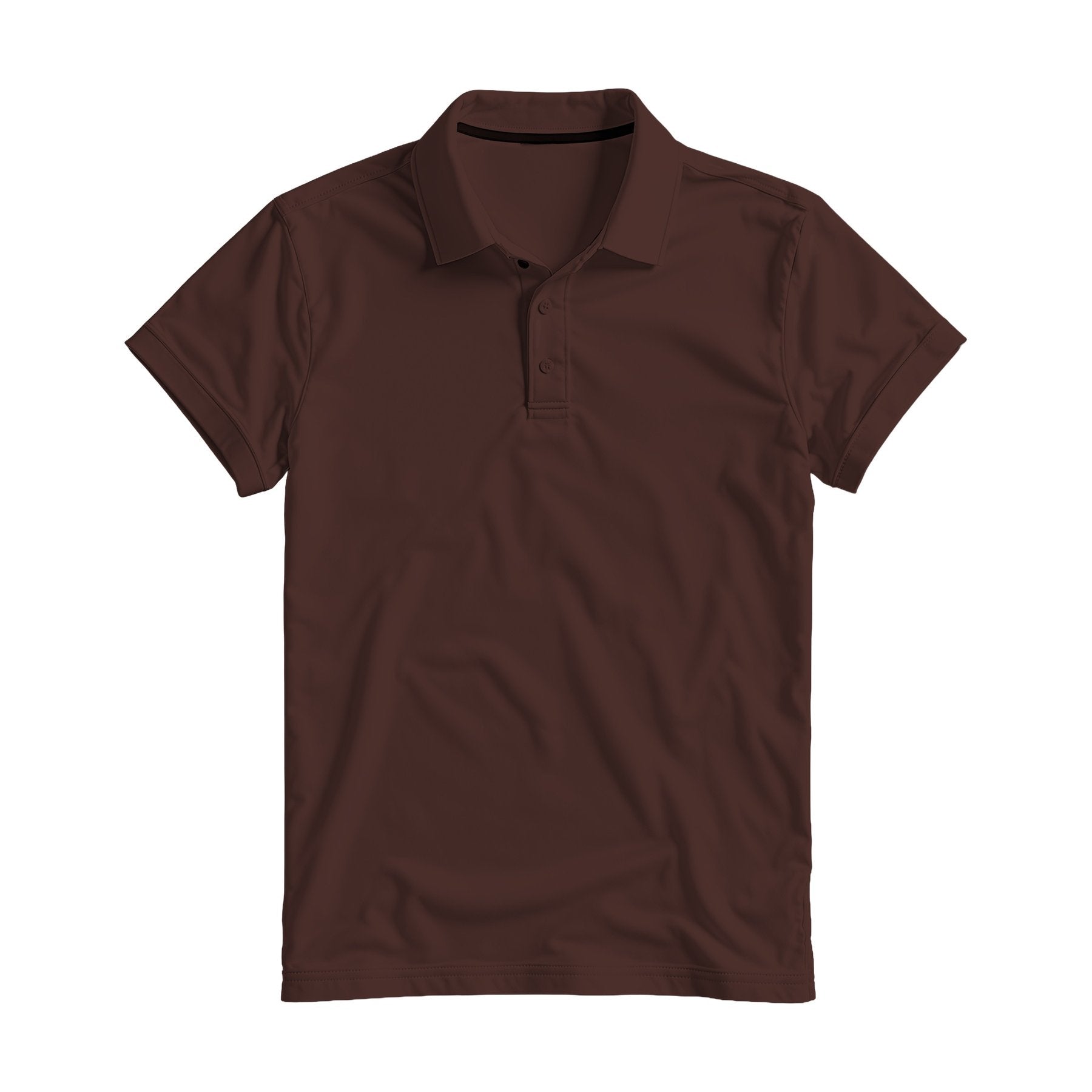 Espresso Relaxed Fit Mens Polo Shirt Mockup | High Resolution JPG | POD Mockup Template | Commercial Use Download | MockupBulk