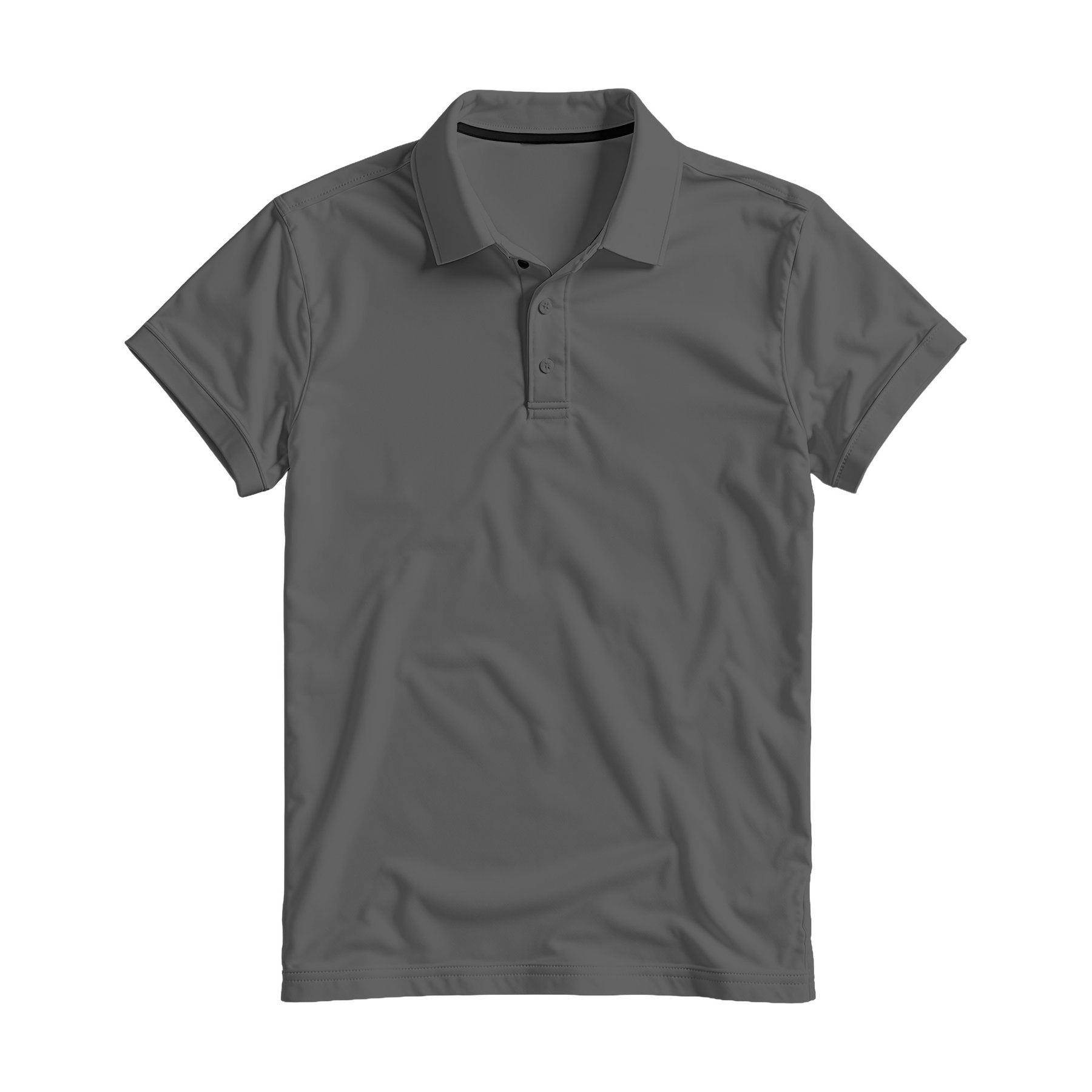 Mens Polo Shirt Mockup — Granite Relaxed Fit — Print on Demand Mockup | High-Res JPG Download | Commercial Use Included | MockupBulk