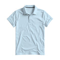 Mens Polo Shirt Mockup | Ice Blue Relaxed Fit | High Resolution JPG | POD Mockup Template | Commercial Use Download | MockupBulk