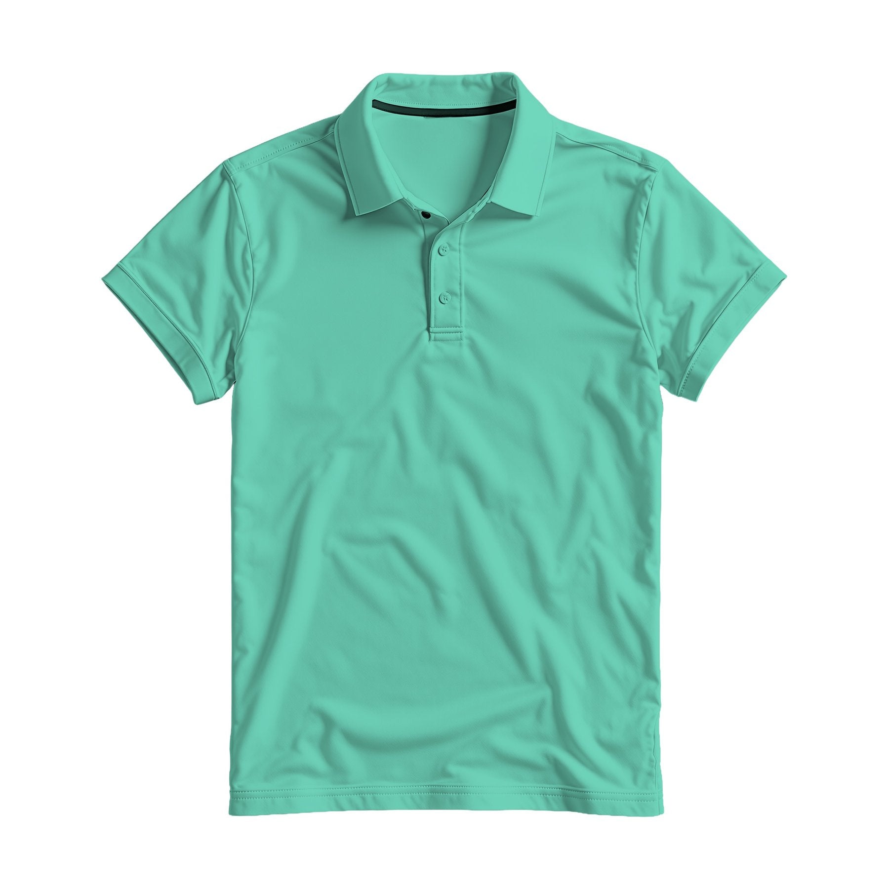 Mens Polo Shirt Mockup — Seafoam Relaxed Fit — Instant Download JPG Mockup | POD Etsy Redbubble Printful | Commercial Use | MockupBulk