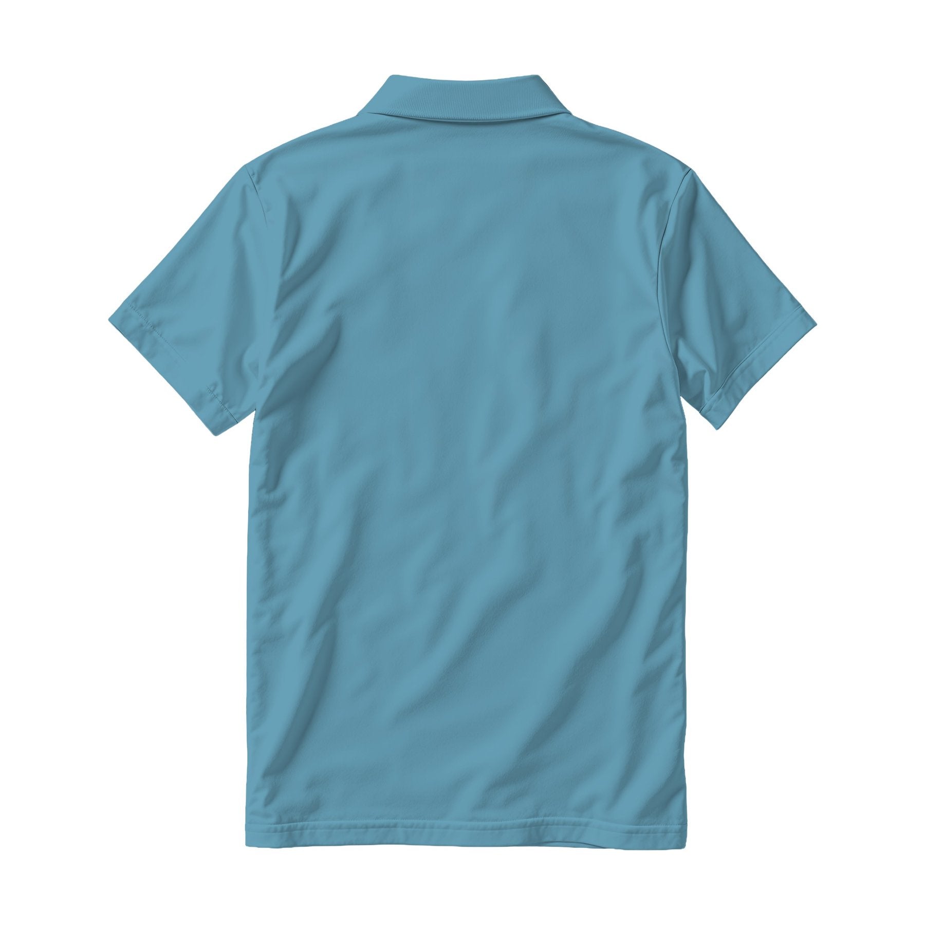 Arctic Blue Relaxed Fit Back View Mens Polo Shirt Mockup | Instant Download JPG Mockup | POD Etsy Redbubble Printful | Commercial Use | MockupBulk