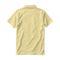 Mens Polo Shirt Mockup | Banana Cream Relaxed Fit Back View — Instant Download JPG Mockup | POD Etsy Redbubble Printful | Commercial Use | MockupBulk