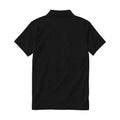Mens Polo Shirt Mockup — Black Relaxed Fit Back View — Digital Download Mockup | High-Resolution JPG | Commercial Use Included | MockupBulk