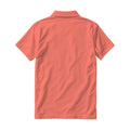 Mens Polo Shirt Mockup | Bright Salmon Relaxed Fit Back View | JPG Digital Download | Etsy Shopify Mockup | Commercial Licence Included | MockupBulk