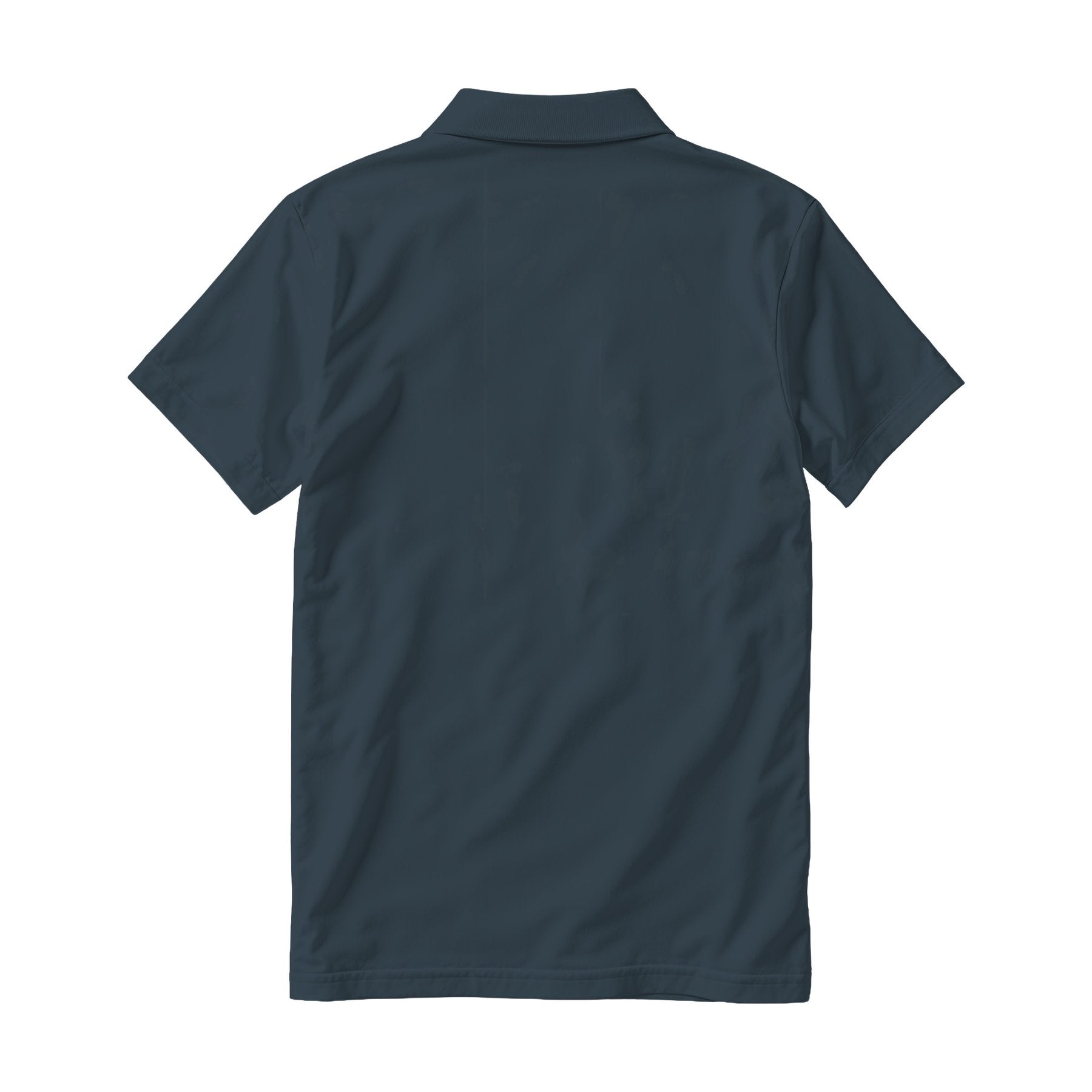 Mens Polo Shirt Mockup | Charcoal Relaxed Fit Back View | Digital JPG Mockup | Commercial Licence | For Etsy Printful Printify | MockupBulk