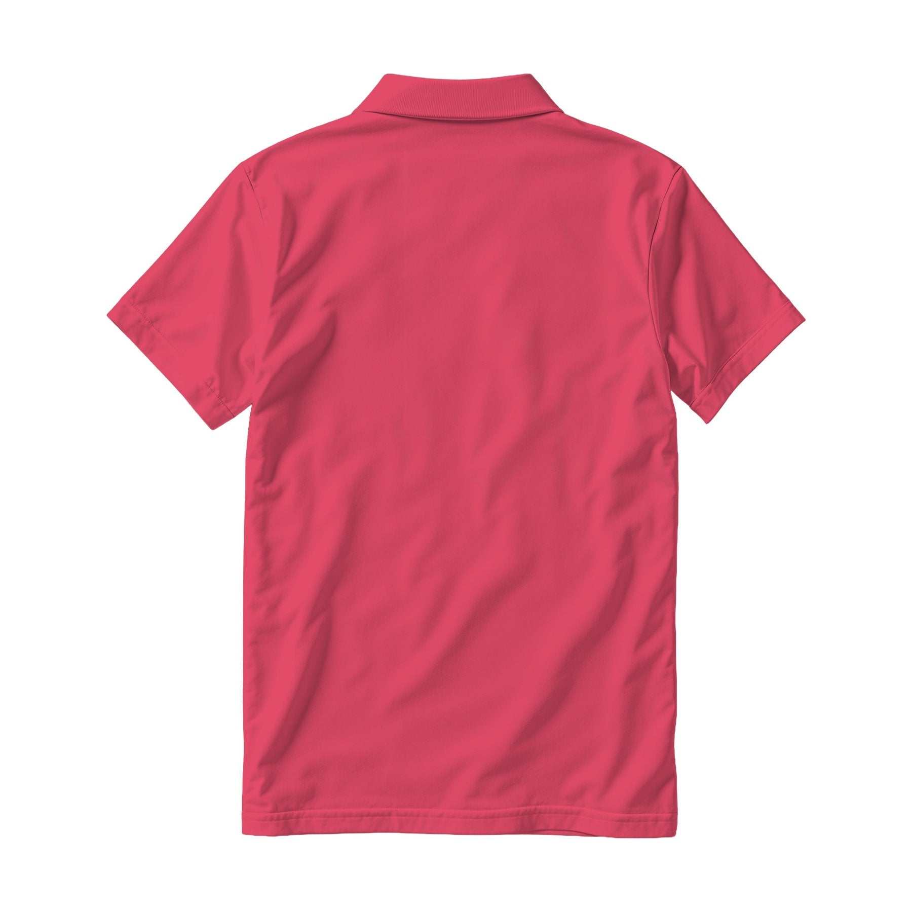 Mens Polo Shirt Mockup | Crunchberry Relaxed Fit Back View — Shopify Etsy Mockup Template | High-Res JPG | Commercial Use Download | MockupBulk