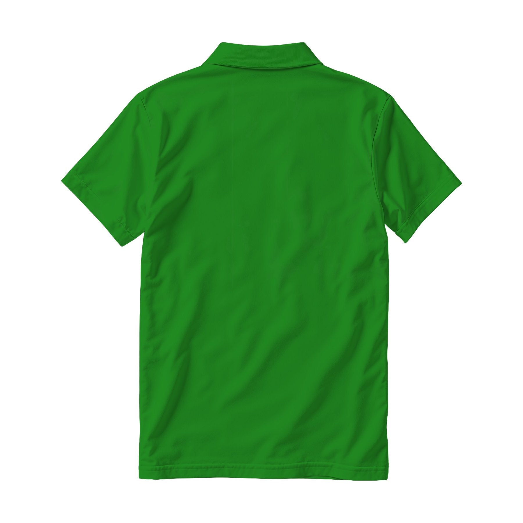 Forest Green Relaxed Fit Back View Mens Polo Shirt Mockup | Print on Demand Mockup | High-Res JPG Download | Commercial Use Included | MockupBulk
