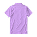 Mens Polo Shirt Mockup | Mauve Relaxed Fit Back View | Print on Demand Mockup | High-Res JPG Download | Commercial Use Included | MockupBulk