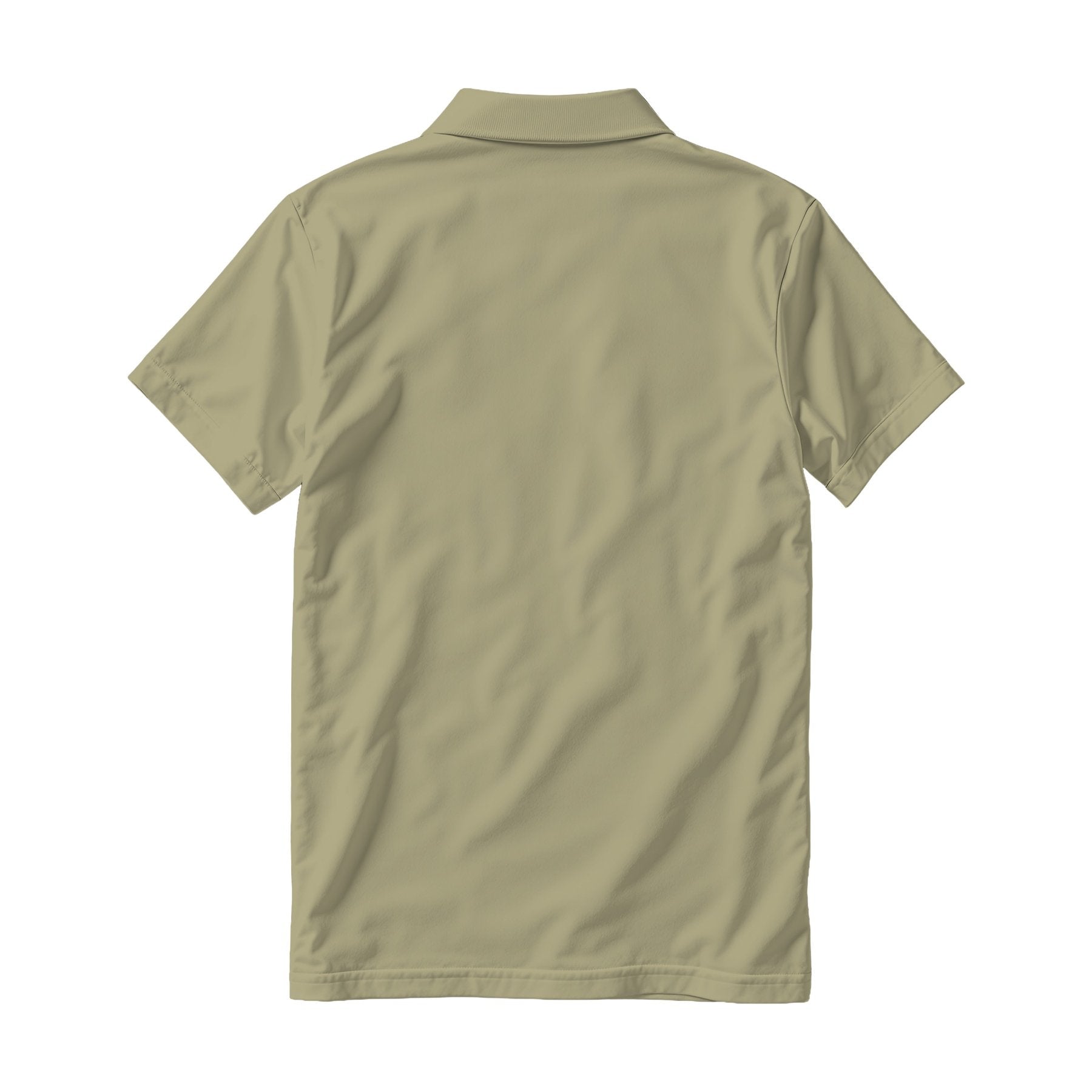 Sage Relaxed Fit Back View Mens Polo Shirt Mockup | High-Res JPG Template | Instant Digital Download | POD Etsy Shopify | MockupBulk