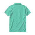 Mens Polo Shirt Mockup, Seafoam Relaxed Fit Back View | Shopify Etsy Mockup Template | High-Res JPG | Commercial Use Download | MockupBulk
