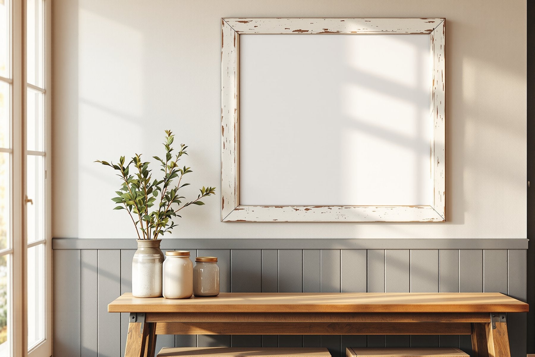 Blank Template #015 Rustic Frame Mockup | Empty Frame Mockup Template | JPG Digital Download | Commercial Licence | bulkmockup Shop