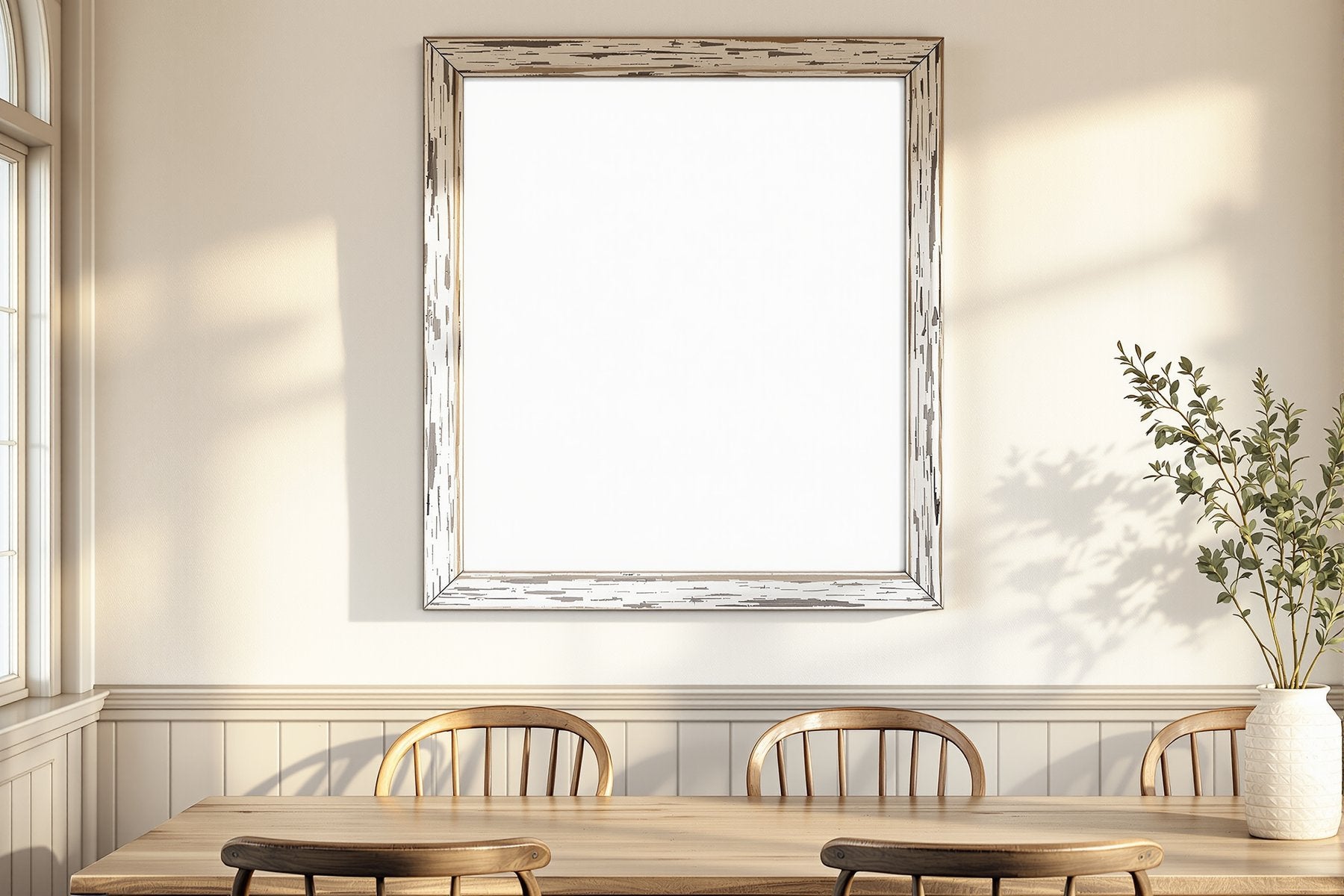 Rustic Frame Mockup | Blank Template #016 | Empty Frame Template | bulkmockup High-Res JPG | Commercial Use Included | MockupBulk