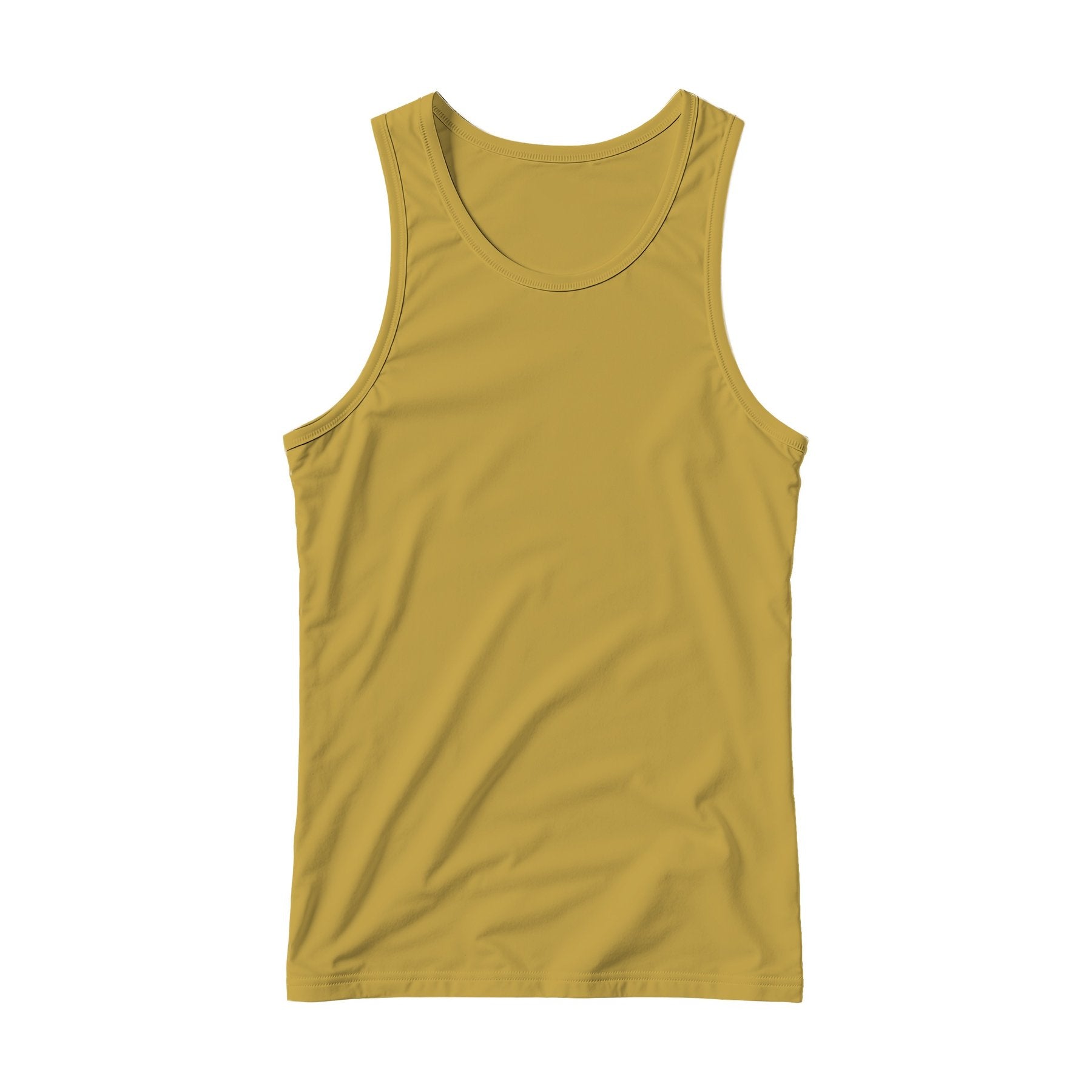 Antique Gold Regular Fit Unisex Singlet Mockup | Digital JPG Mockup | Commercial Licence | For Etsy Printful Printify | MockupBulk