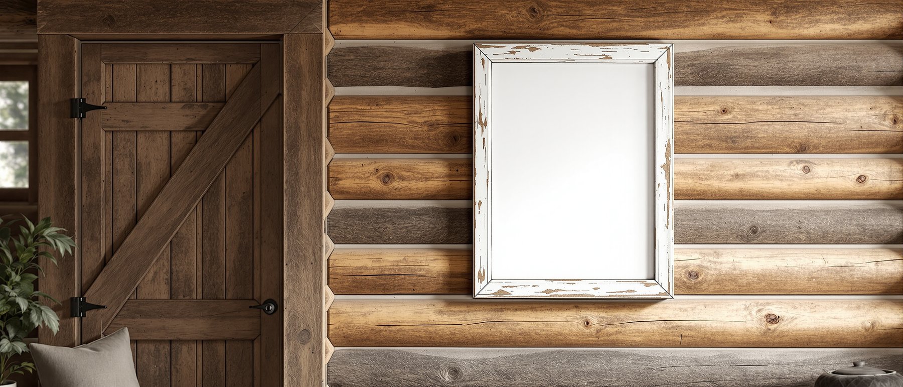 Blank Template #019 Rustic Frame Mockup | Digital Frame Mockup | bulkmockup JPG Download | For POD Etsy Shopify | MockupBulk
